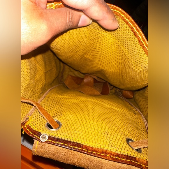 Handmade Camel Leather Backpack from Egypt - Picture 7 of 7